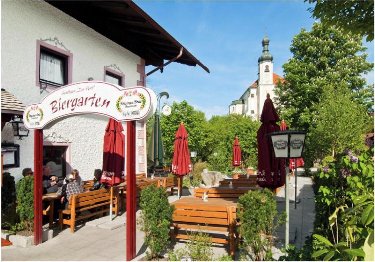 Gasthaus Zur Post ブライトブルン・アム・キームゼー エクステリア 写真